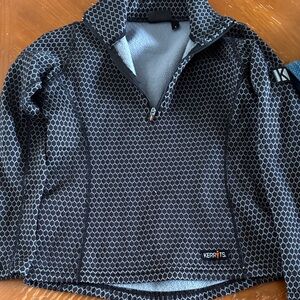 Kerrits Black and White Patterned Pullover